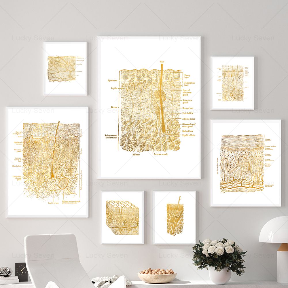 Skincare Ls - Pintura em tela 2D: Pôsteres de