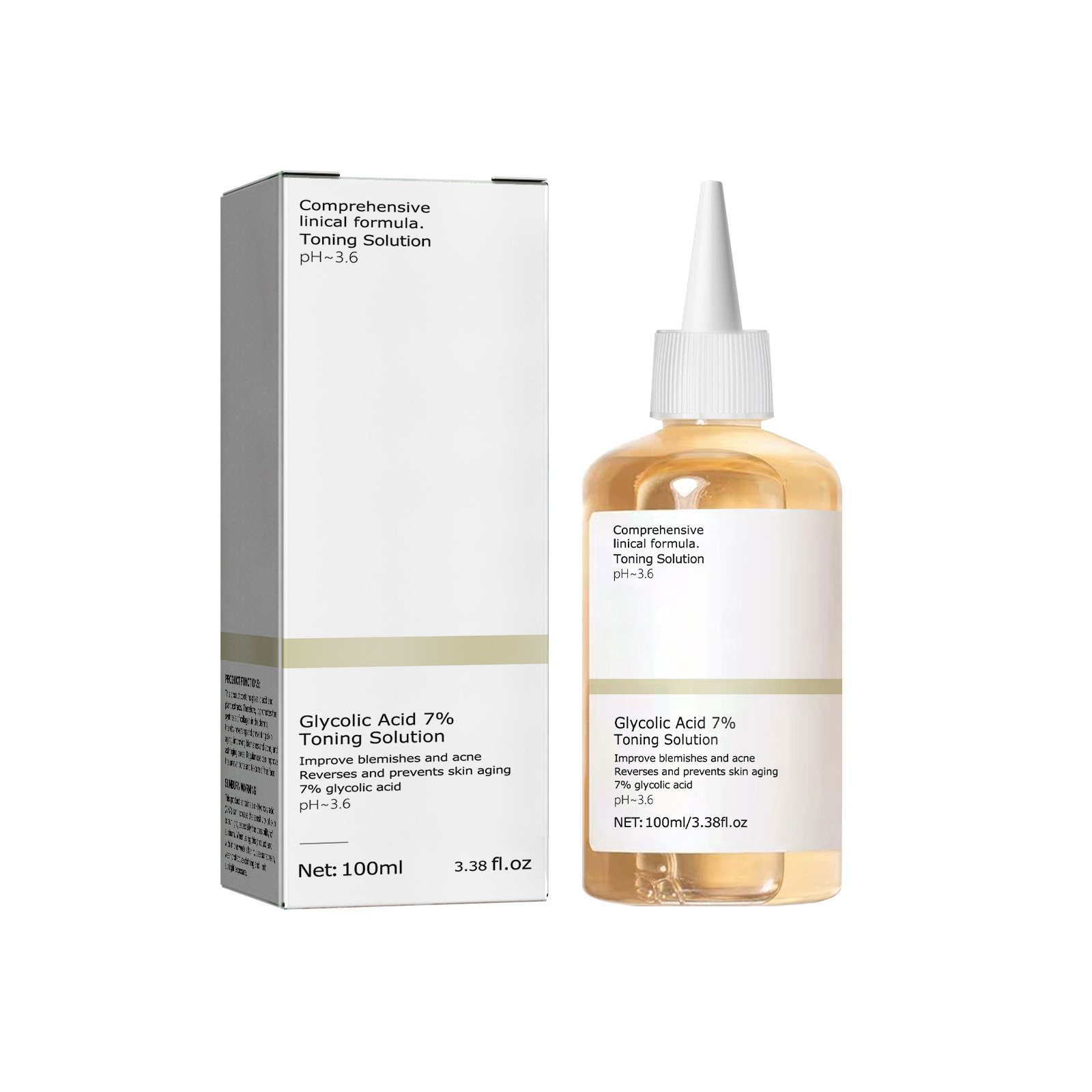 Glycolic Acid Exfoliant - 100ml de ácido glicólico 7% solução