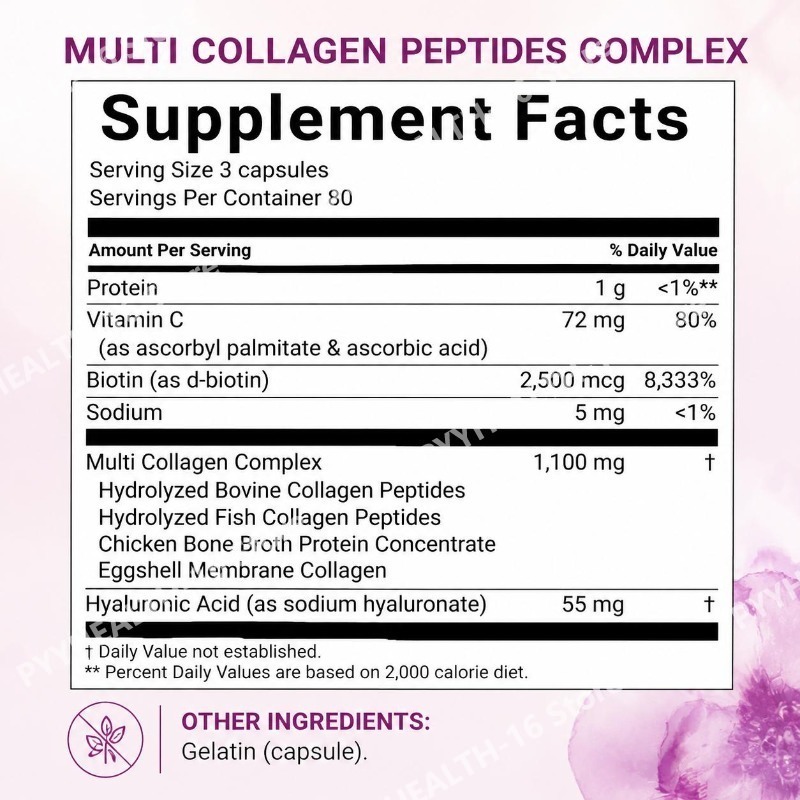 Cápsulas de Multi Colágeno com - Vitamin C Powder avaliação e preço