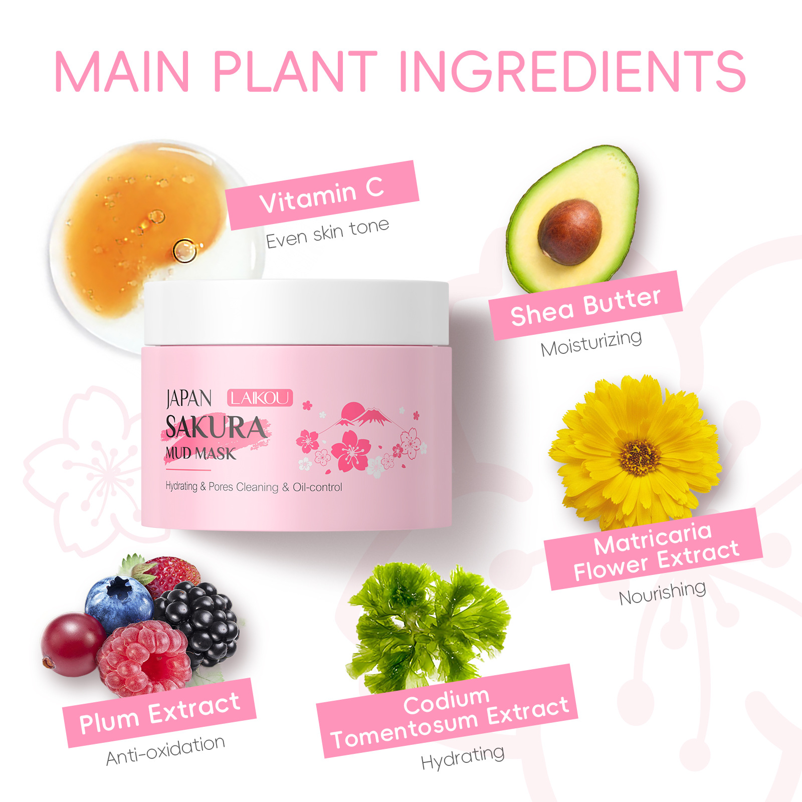 Máscara sakura para limpeza fa - Skincare Oily Skin avaliação e preço