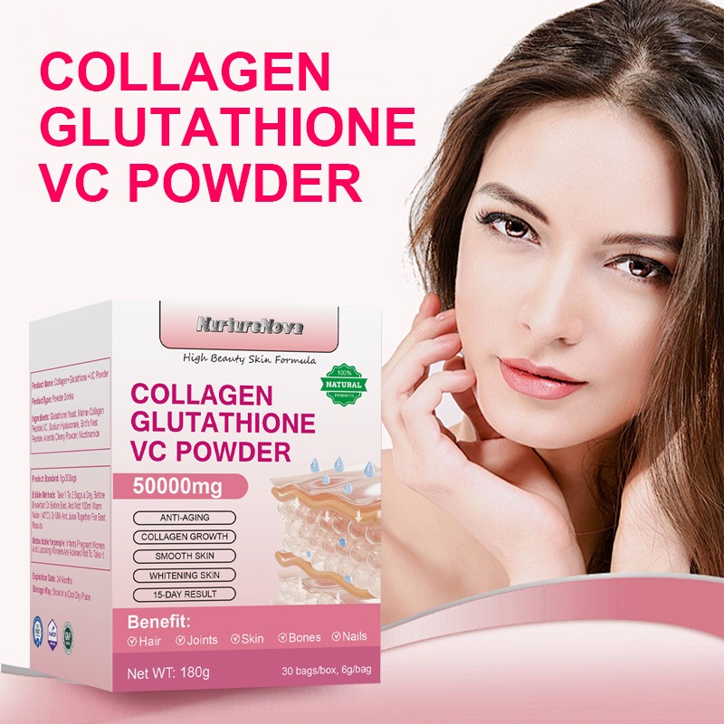 Pó de colágeno glutationa vc f - Vitamin C Powder avaliação e preço