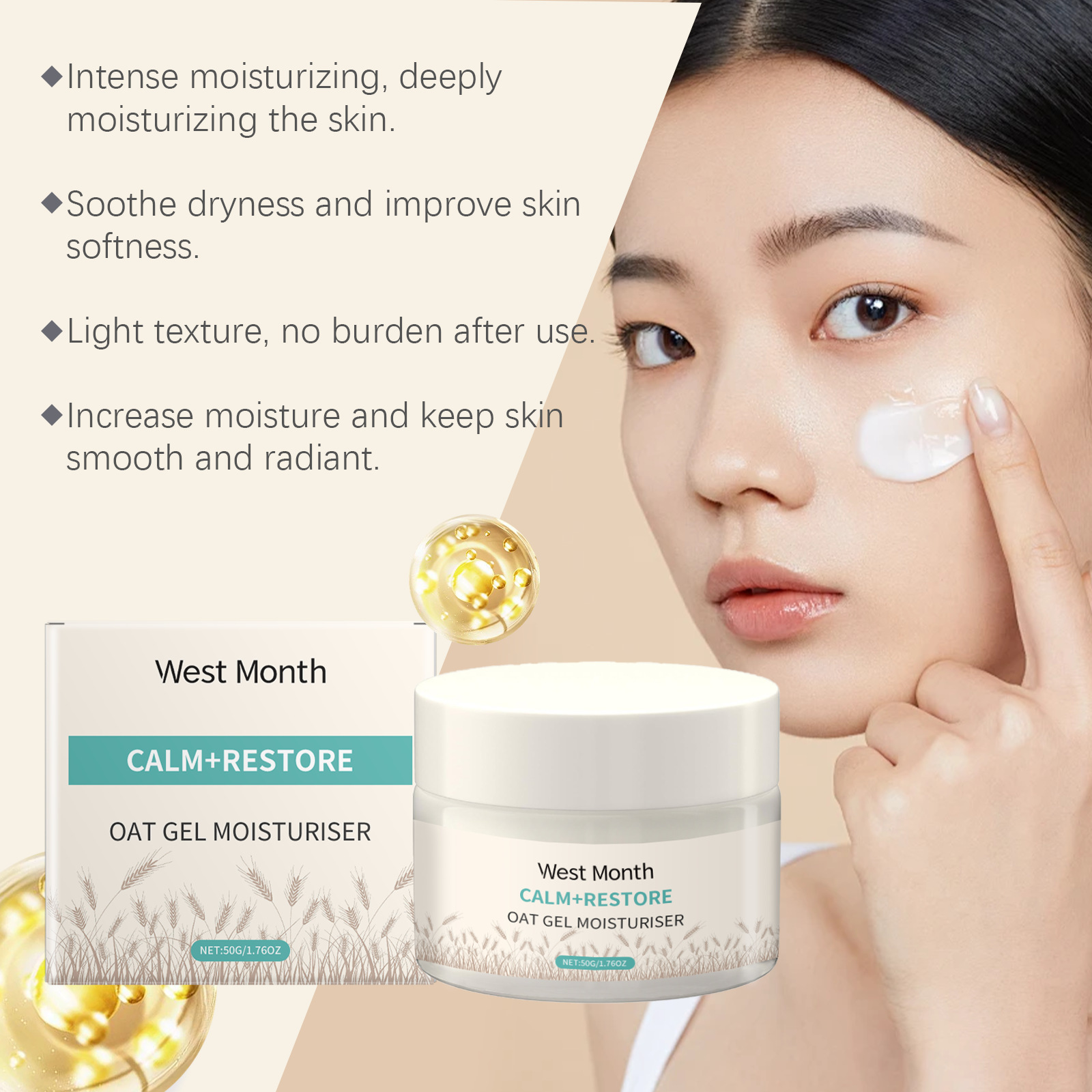 Creme Facial Hidratante de Ave - Skincare Oat avaliação e preço